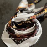 روسری پاییزه مجلسی مارکcoco chanel اعلاء دست دوز اورجینال sh-coco1