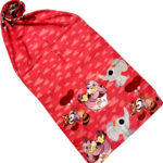 شال دخترانه فانتزی قلبی شاهدختkids-shawl516