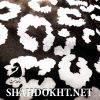 شال پاییزه موهر پلنگی زمینه مشکی سیاه سفید